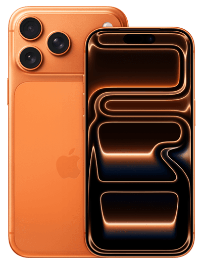 iPhone 17 Pro in Cosmic Orange